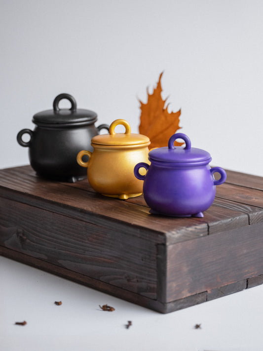 Witchies Cauldron gyertyatartó