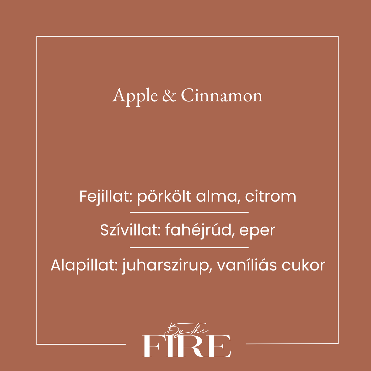 Apple & Cinnamon Szójagyertya