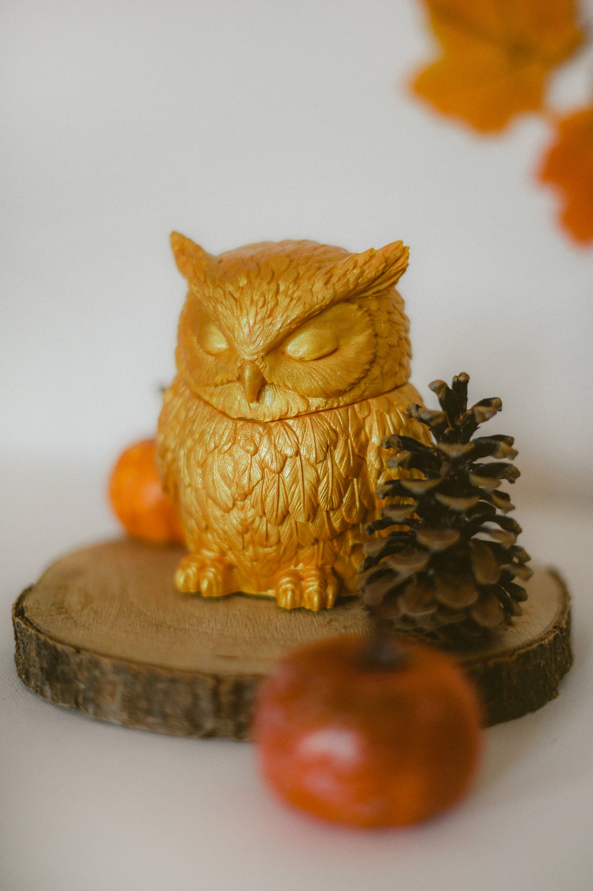 Moonlight Owl gyertyatartó