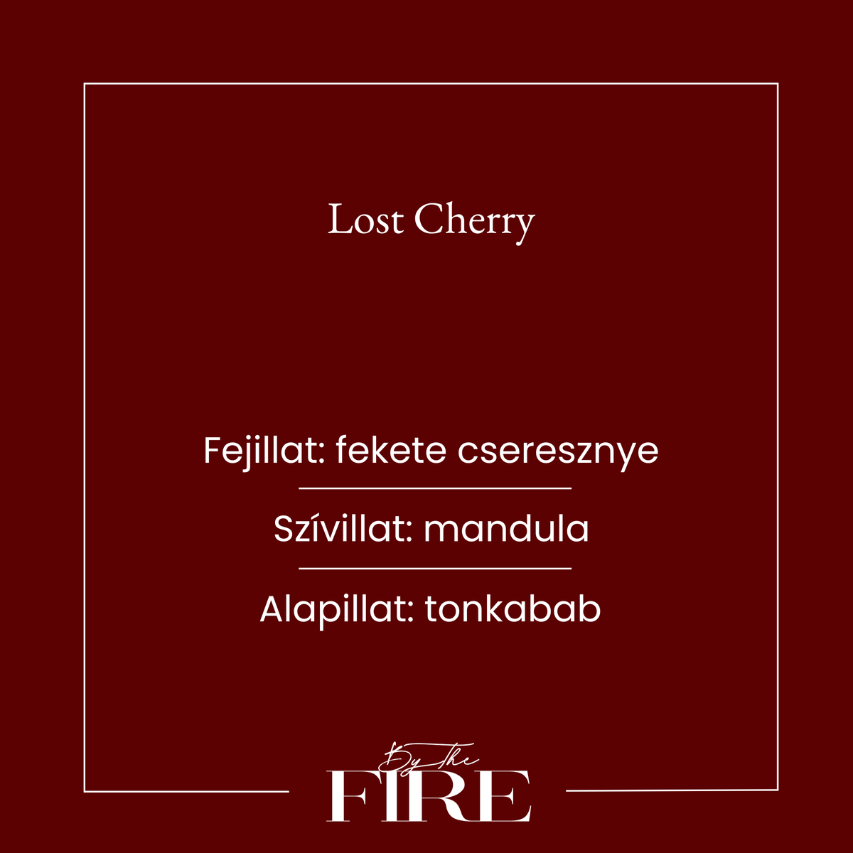 Lost Cherry Szójagyertya