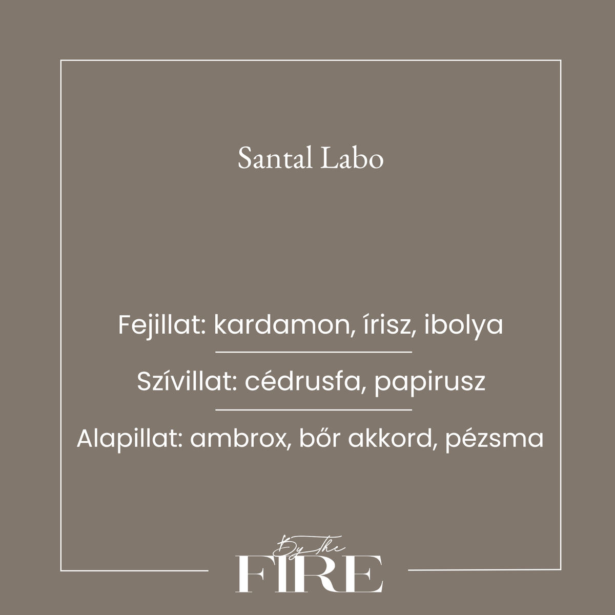 Santal Labo Szójagyertya